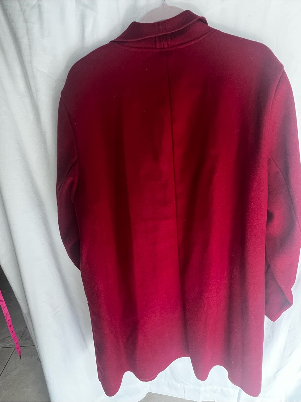 SHEIN Burgundy Wrap-Front Women's Jacket - Picture 4 of 4